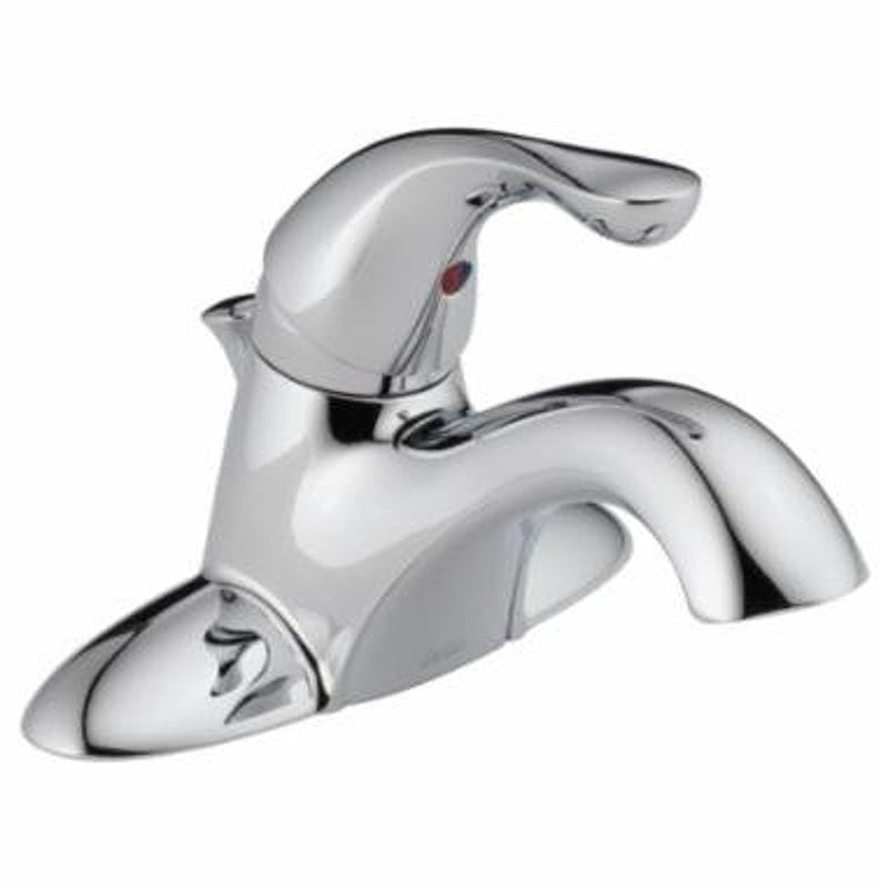 Delta Classic Series 520-MPU-DST Center Set Bathroom Faucet, 1.2 gpm, 1-Handle, 3-Faucet Hole, Zinc