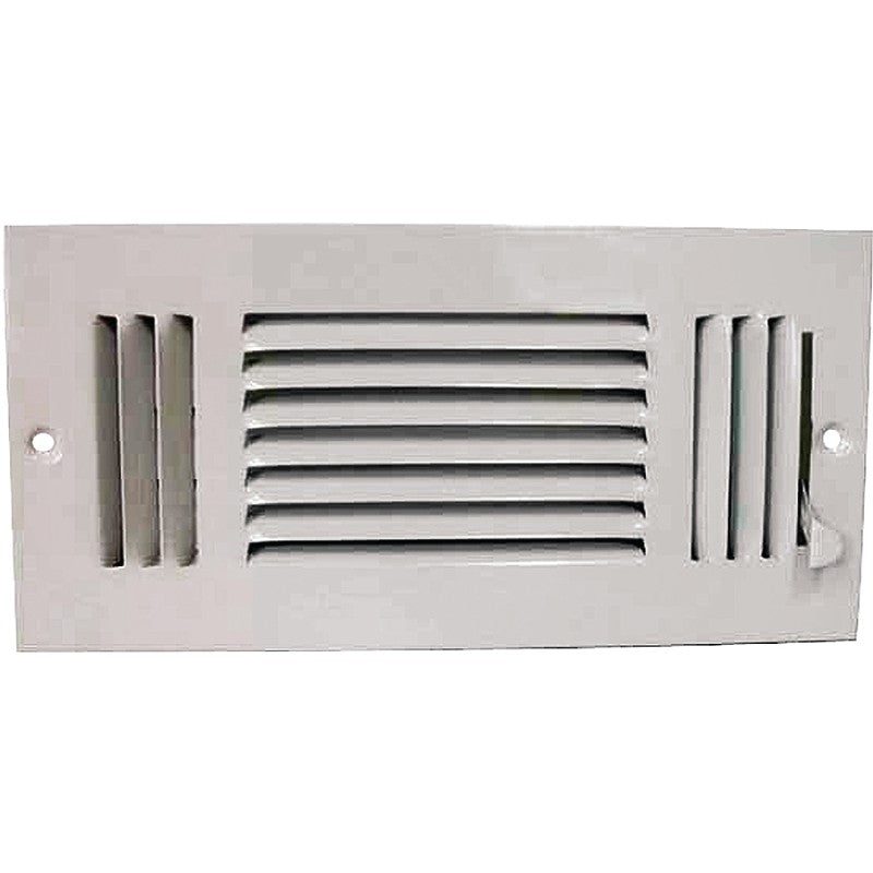 ProSource SW03-10X4 Sidewall Register, Steel, White