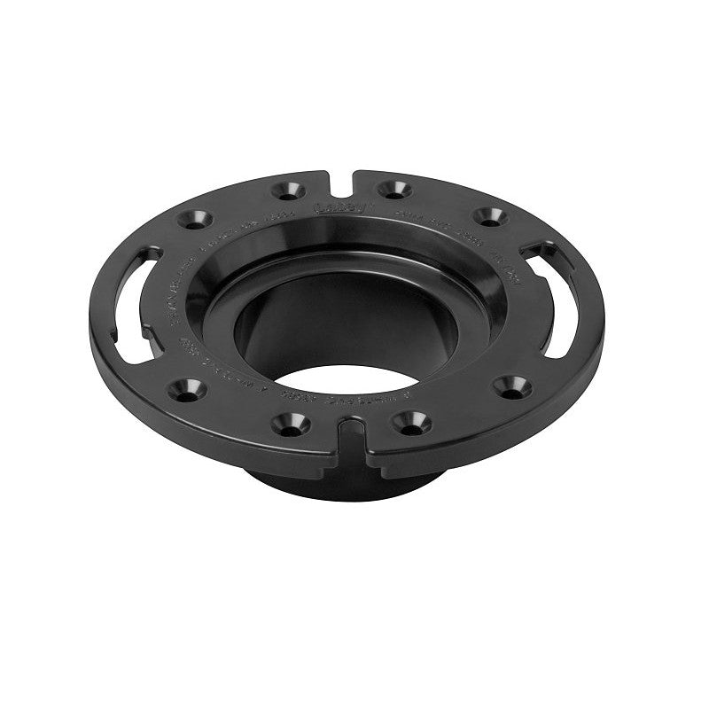 Oatey 43584 Closet Flange, 3 in Connection, ABS, Black