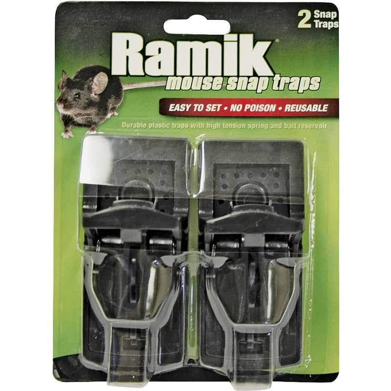 Neogen 116221 Snap Trap, 1-Touch, Plastic, For: Mice (Pack of 12)
