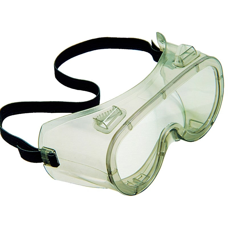 Safety Works 10031205 Safety Goggles, Anti-Fog, Impact, Splash Lens, Vinyl Lens, Vinyl Frame, Clear Frame