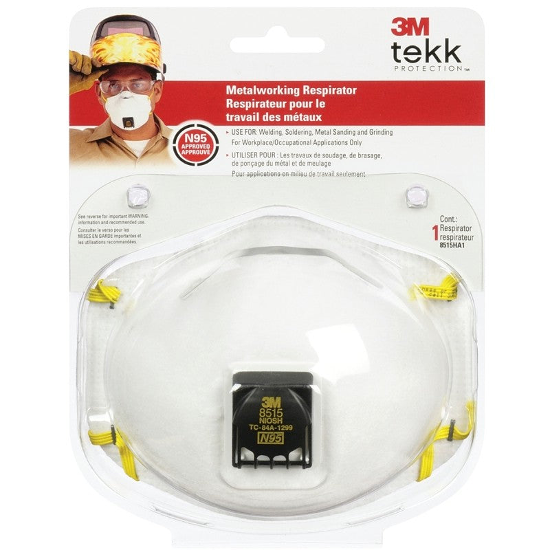3M TEKK Protection 8515HA1-A/R8515ES Disposable Respirator, N95 Filter Class