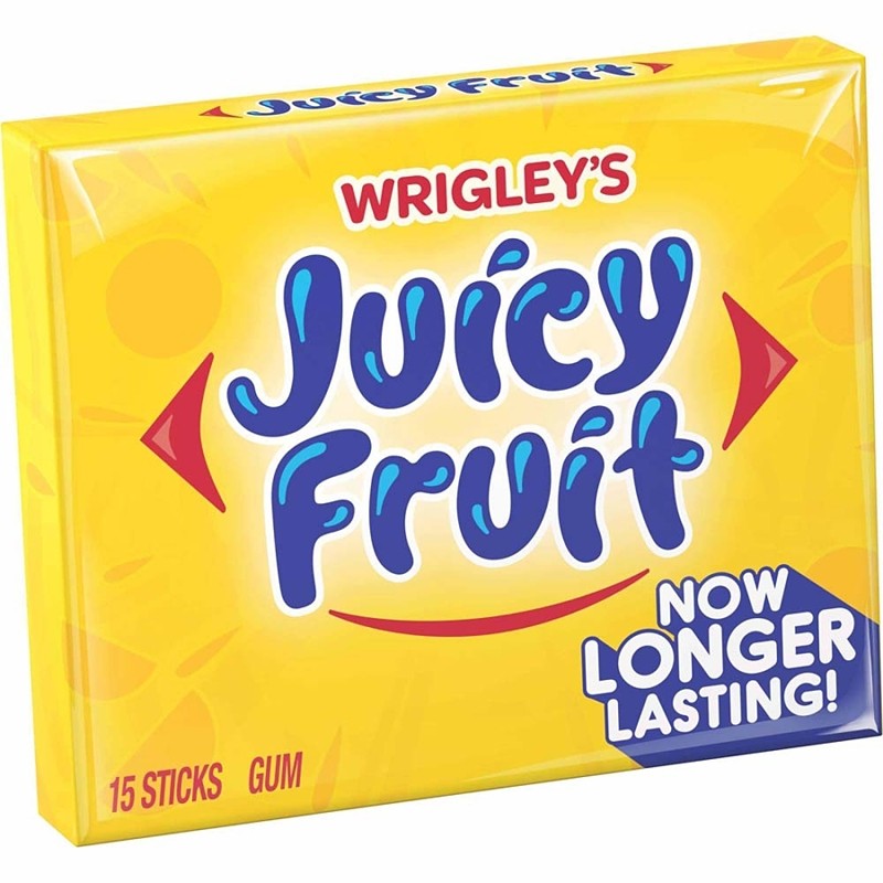 Juicy Fruit 487026 Chewing Gum, Fruity Flavor (Pack of 10)