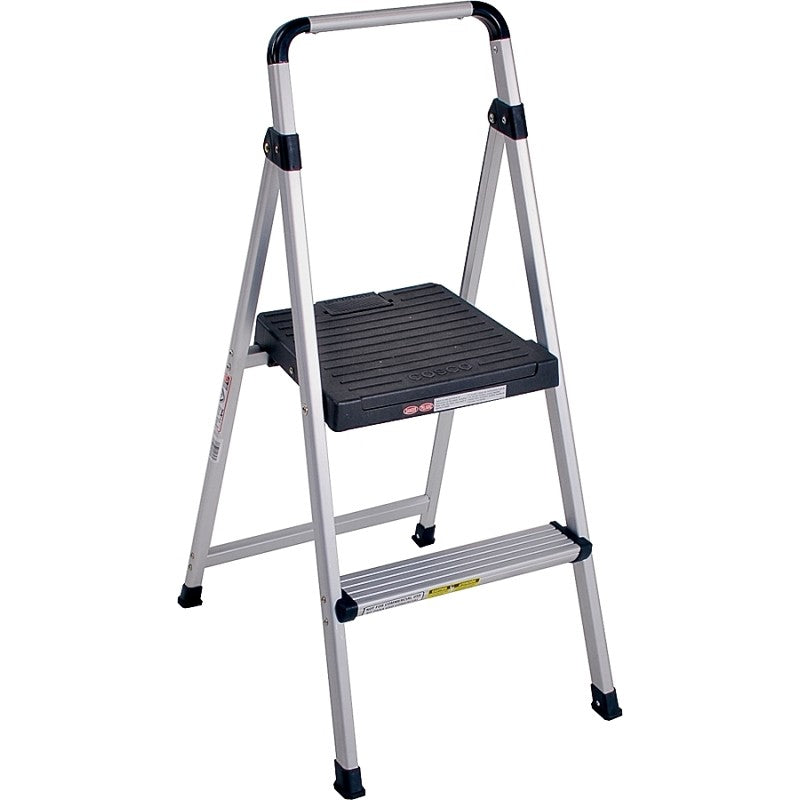 Cosco 11628ABK4 Folding Step Stool, 39.37 in H, 225 lb, Steel