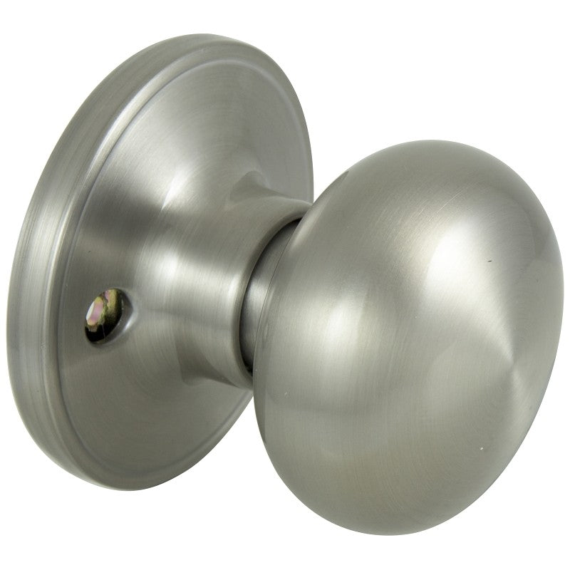 ProSource TFX240V-PS Dummy Knob, TF Design, 1-3/8 to 1-3/4 in Thick Door, Satin Nickel, 65.7 mm Rose/Base
