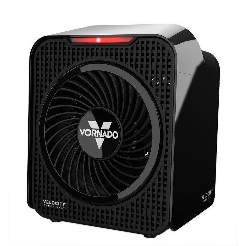 Vornado Velocity 1 Series EH1015706 Personal Space Heater, 120 V, 375, 750 W, 2559 Btu Heating, 2-Heating Stage, Black