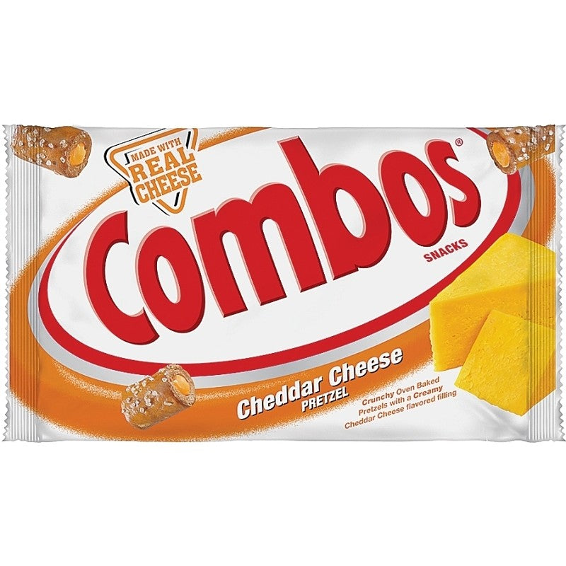 Combos MMM71471 Pretzels, Cheddar Cheese Flavor, 1.8 oz (Pack of 18)