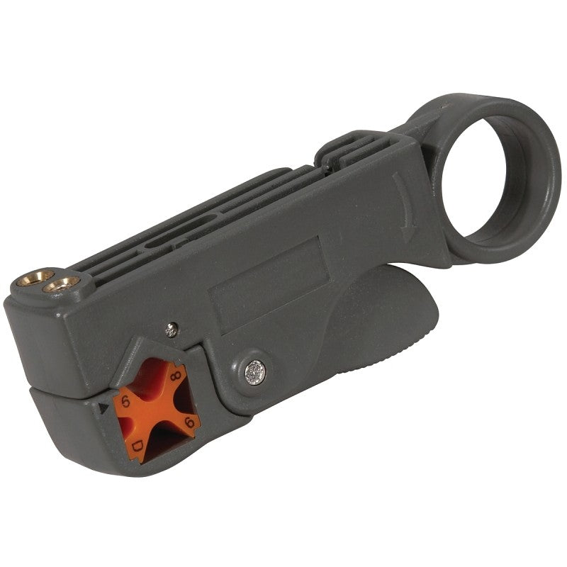 AmerTac VM1001RG6ST Coax Stripping Tool, 3-7/8 in OAL, Cushion-Grip Handle