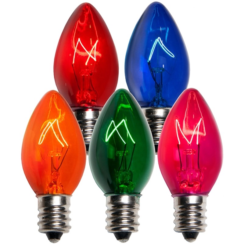 Hometown Holidays 19150 Replacement Bulb, 170 W, Copper Lamp Base, Tungsten Lamp, Multi Light