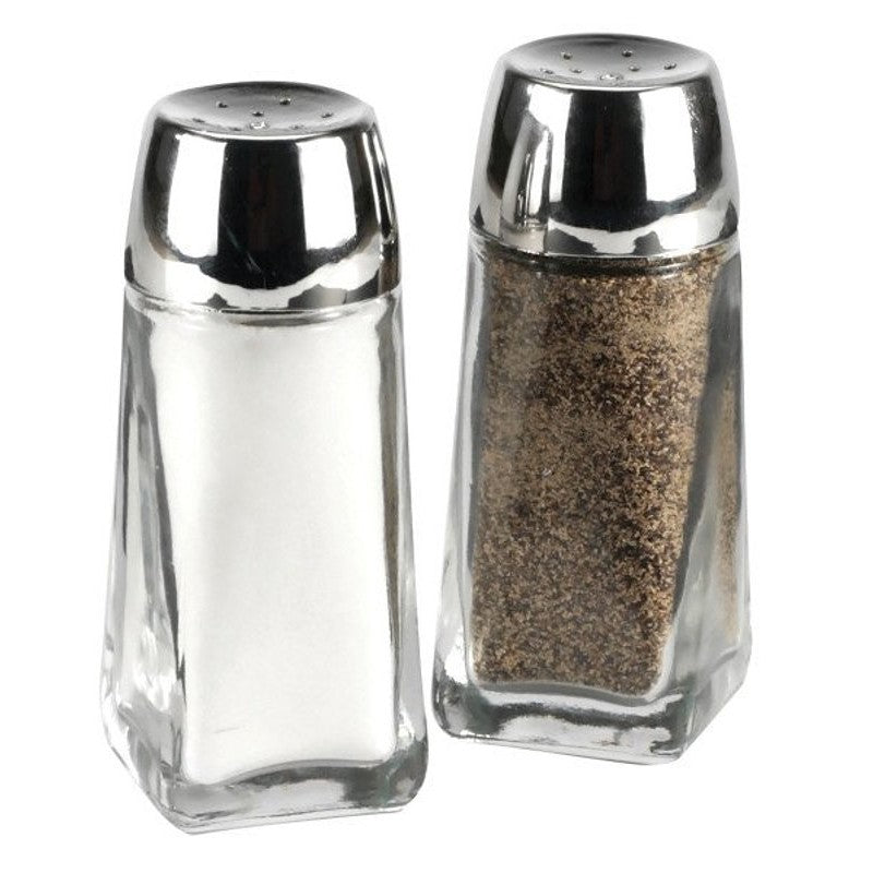 Anchor Hocking 12866S Salt and Pepper Shakers, Glass, Clear