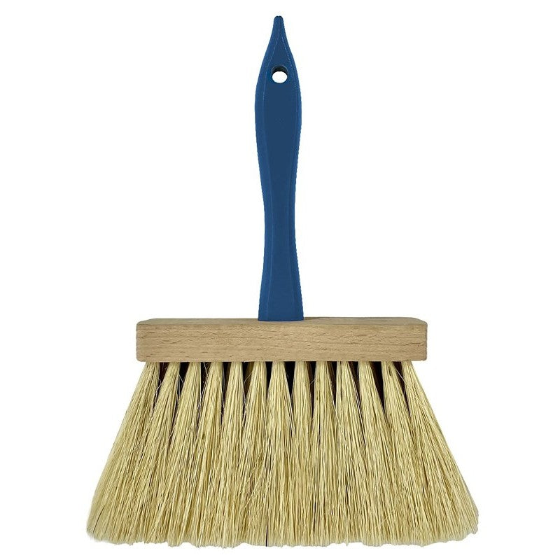 Vulcan C01426 Concrete Brush, 8.25 in W Brush, Tampico Bristle, Beige Bristle, Wood Handle