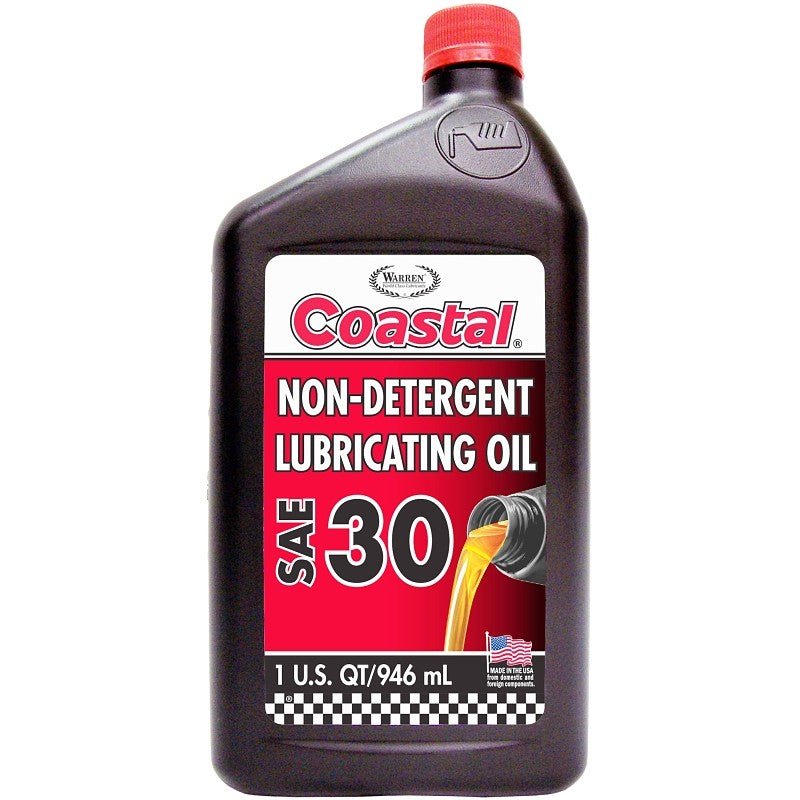 Coastal 39701 Motor Oil, 30W, 1 qt (Pack of 12)