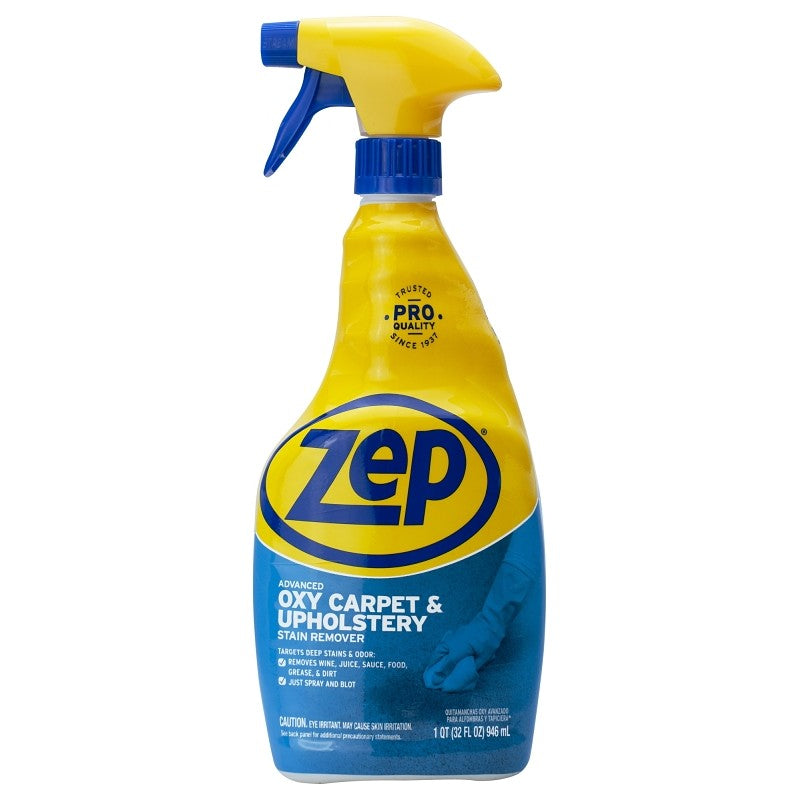 Zep ZUOXSR32 Stain Remover, 1 qt Bottle, Liquid, Slight Pleasant, Clear