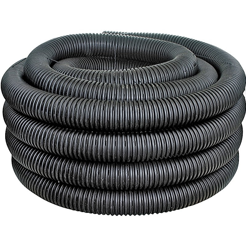 ADS 04010100 Pipe Tubing, Perforated, HDPE, 100 ft L