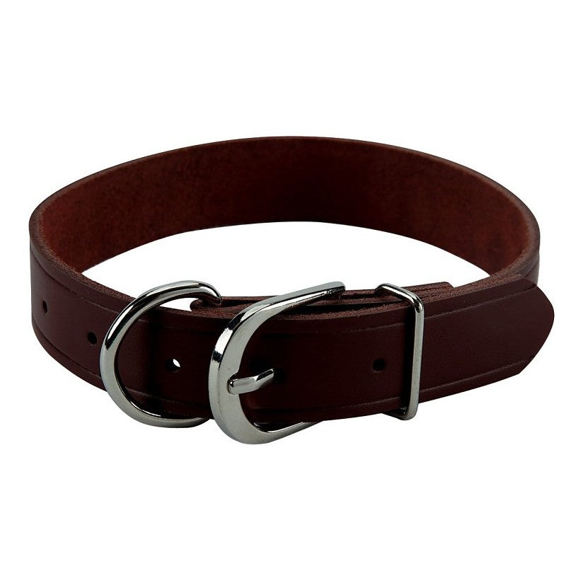 Boss Pet PDQ 30019 Hunting Collar, 19 in L Collar, 1 in W Collar, Leather, Brown