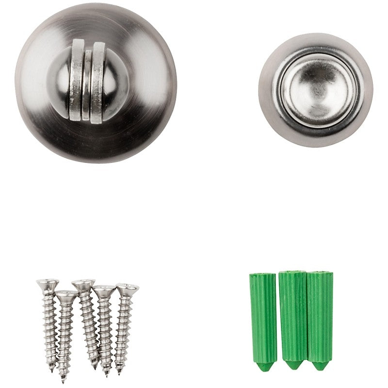 National Hardware N337-162 Magnetic Rigid Door Stop, 3 in Projection, Zinc, Antique Bronze