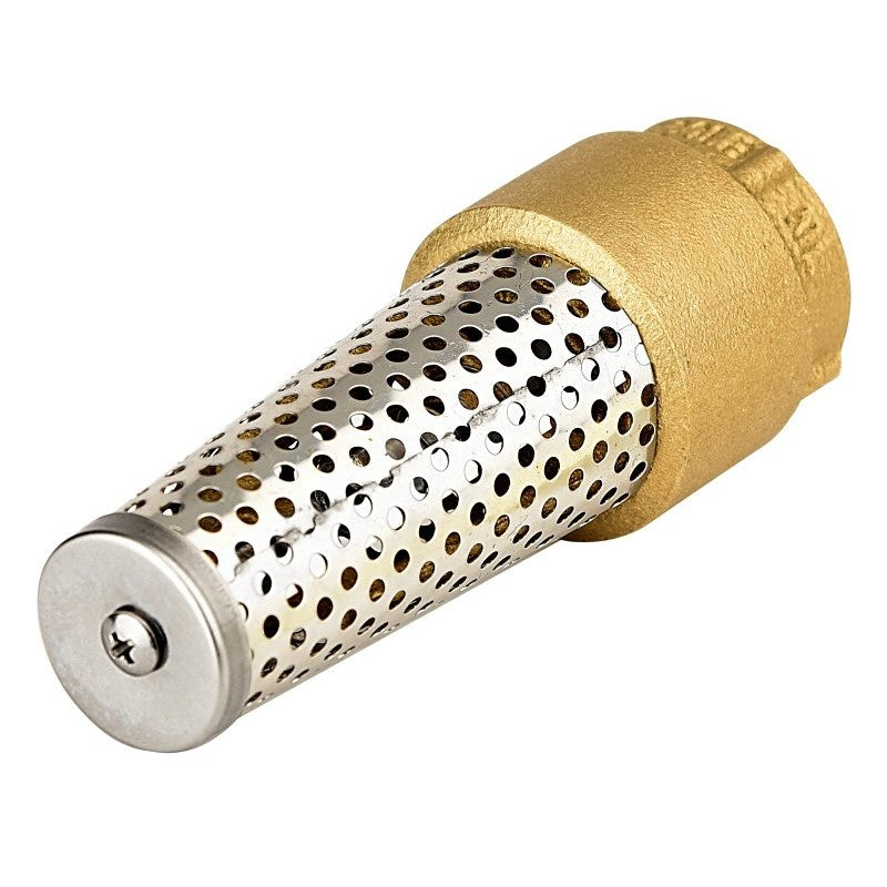 Water Source TFV-100NL Foot Valve, 1 in Connection, 200 psi Pressure, Brass Body