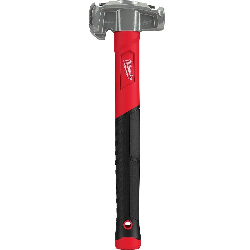 Milwaukee 48-22-9040 Lineman's Hammer, 36 oz Head, Milled, Smooth Strike Head, Steel Head, 15 in OAL