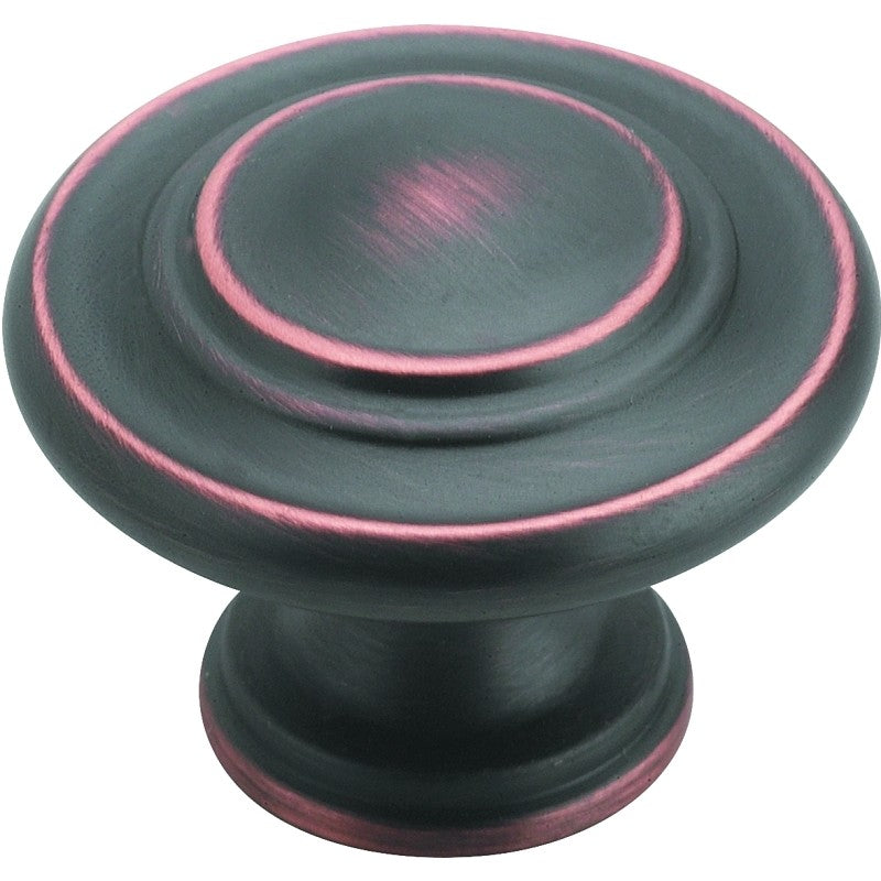Amerock BP1586ORB Cabinet Knob, 1 in Projection, Traditional, 1-5/16 in, Zinc, Oil-Rubbed Bronze