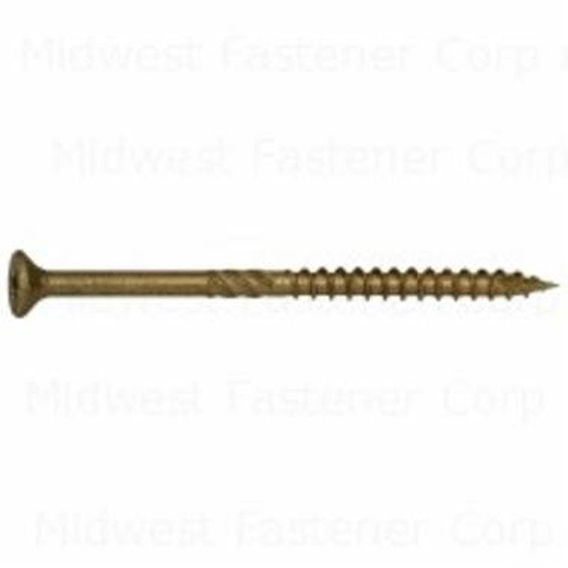 SaberDrive 53298 Deck Screw, #9 Thread, 3 in L, Bugle Head, Star Drive, Steel, XL1500-Coated, 730 PK