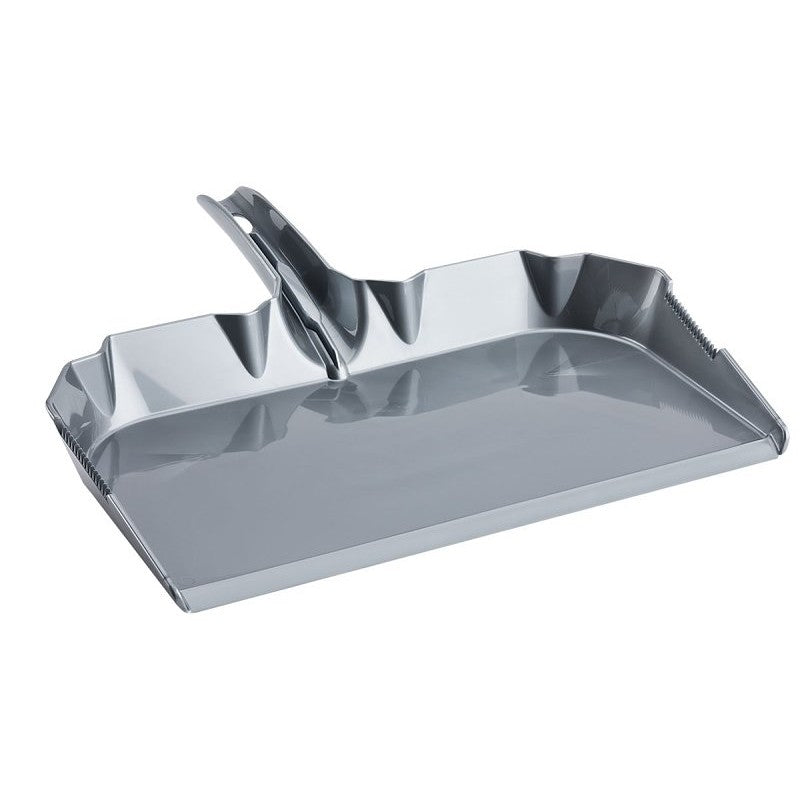 Libman 581 Dustpan, 17.88 in L, 18.13 in W, Polypropylene, Gray