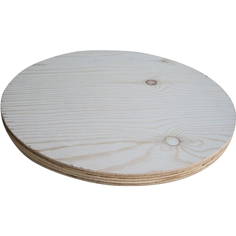 ALEXANDRIA Moulding PYR03-PY018C Round Plywood, 17-3/4 in L Actual