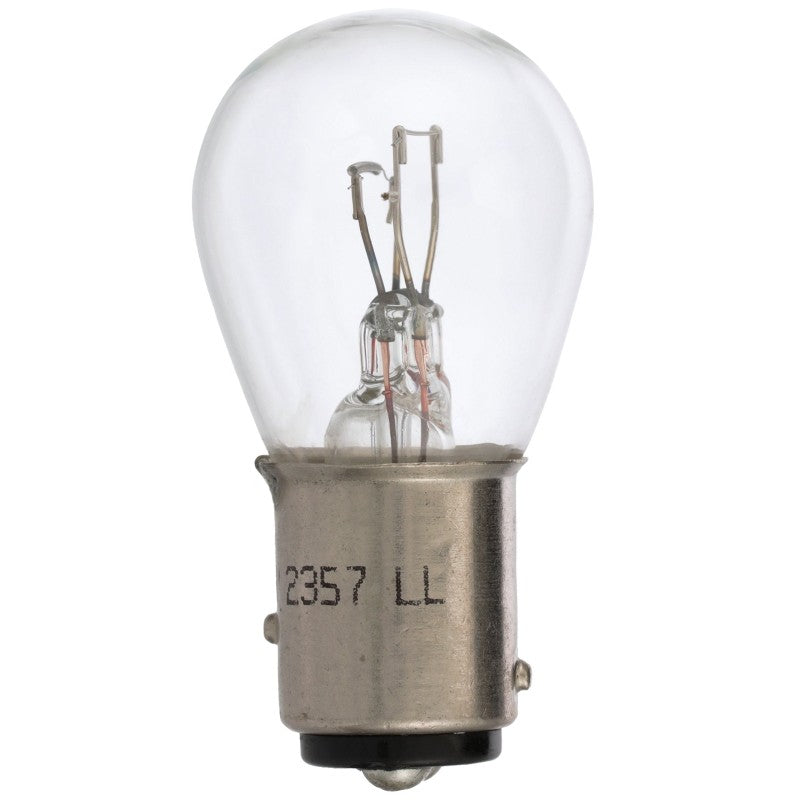 Peak 2357LL-BPP Miniature Automotive Bulb, 500 Lumens, 12.8 V, 29 W, Incandescent Lamp, Bayonet, Clear