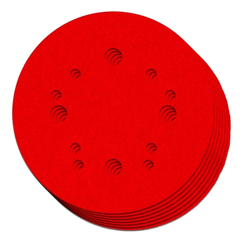 Diablo DCD050ASTH50G Sanding Disc Pack, 5 in Dia, 60, 80, 100, 120, 220 Grit, Coarse, Medium, Ultra Fine, Universal