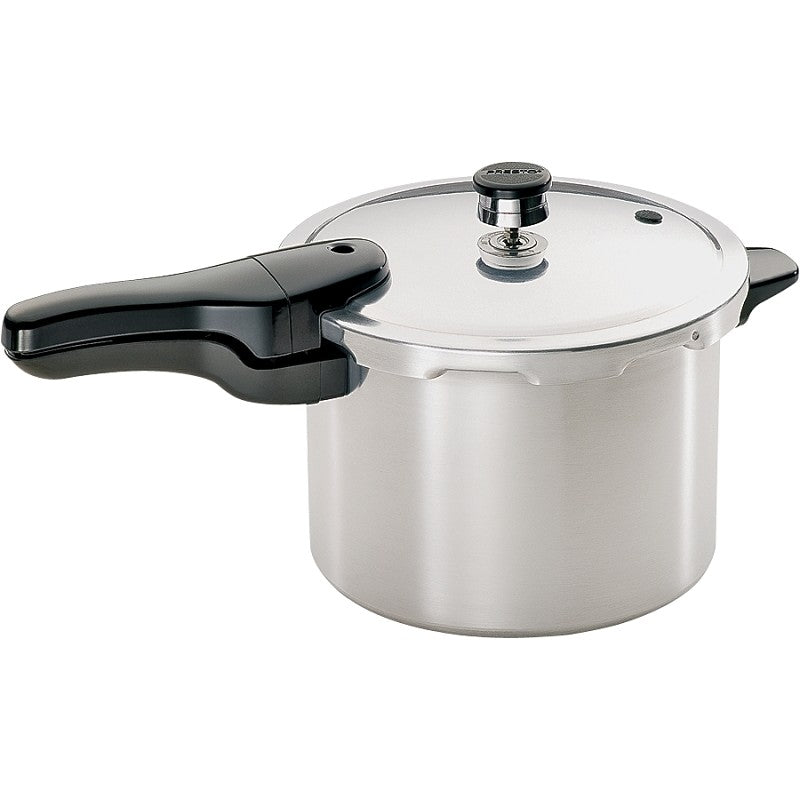 Presto 01264 Pressure Cooker, 6 qt, Aluminum, 8-9/16 in H