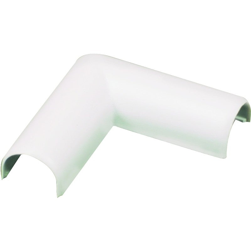 Wiremold C16 Wireway Elbow, Flat, PVC, White
