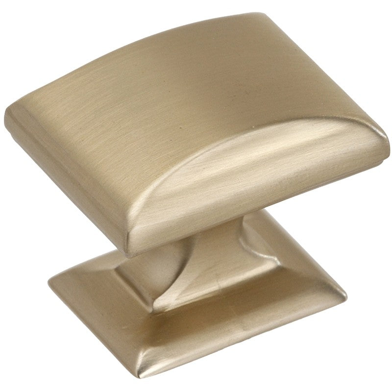 Amerock Candler Series BP29340BBZ Cabinet Knob, 1-1/8 in Projection, Zinc, Golden Champagne