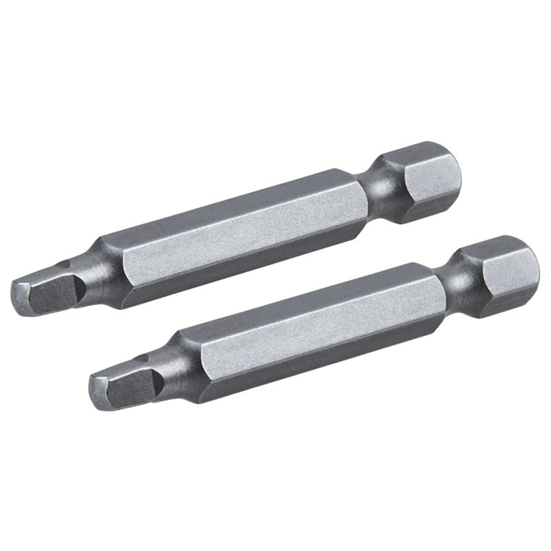 Irwin IWAF22SQ32 Power Bit, #3 Drive, Square Recess Drive, 1/4 in Shank, Hex Shank, 2 in L, High-Grade S2 Tool Steel