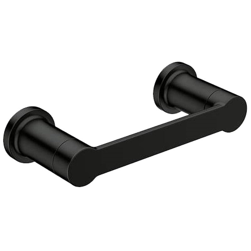 Moen RINZA Series Y1108BL Pivoting Toilet Paper Holder, Zinc, Black, Matte, Wall Mounting