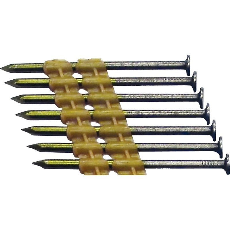 ProFIT 0616170 Series Framing Nail, Plastic Strip Collation, 3 in L, 10-1/4 Gauge, Steel, Bright, Round Head, 4000/PK