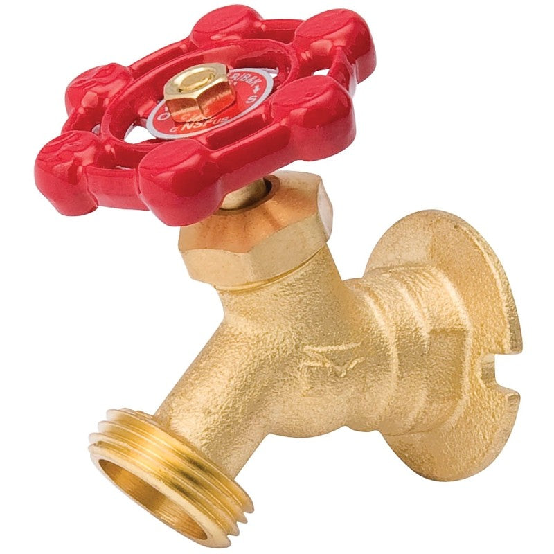 B & K 108-004HN Sillcock Valve, 3/4 x 3/4 in, FPT x Male Hose, Brass Body, 125 psi