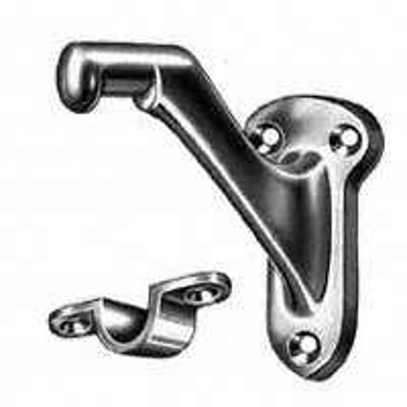 Schlage SP59A3 Handrail Bracket, Aluminum, Brass, 1/PK