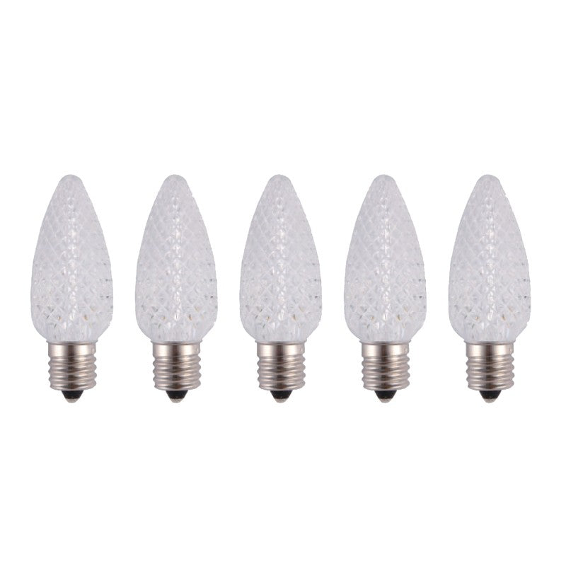 Hometown Holidays 24991 Bulb, Intermediate Lamp Base, LED Lamp, Crystal Cool White Light