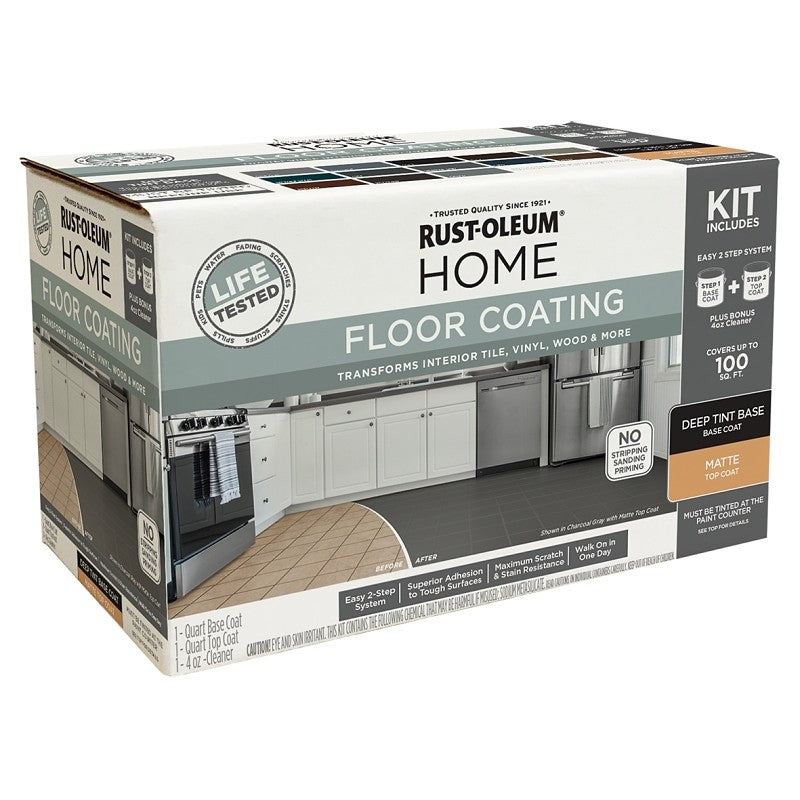 Rust-Oleum 360100 Floor Paint Kit, Water Base