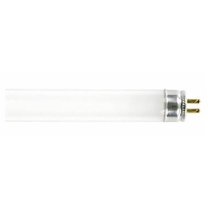GE 15987 Light Bulb, 8 W, T5 Lamp, G5 Miniature Bi-Pin Lamp Base, 400 Lumens, 4100 K Color Temp, Cool White Light