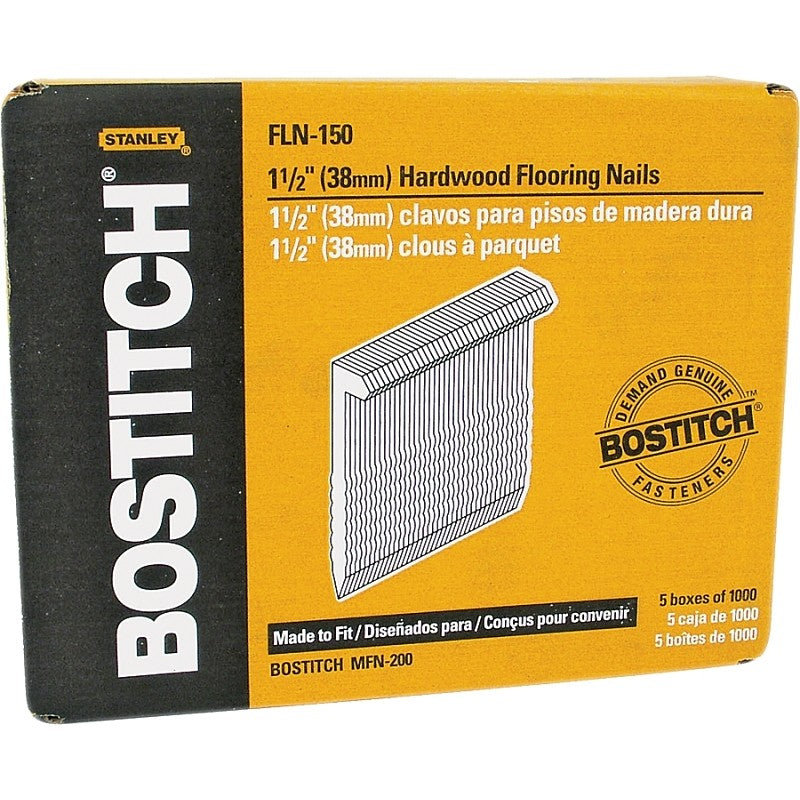Bostitch FLN150 L-Cleat Nail, 1-1/2 in L, 16 Gauge, Steel