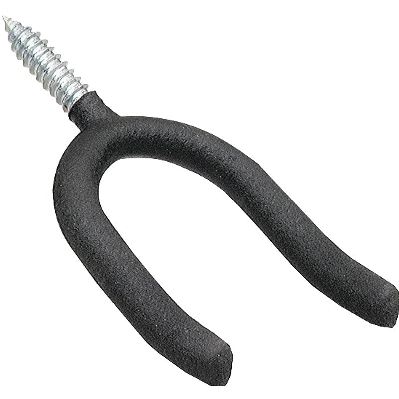 Crawford SH13-25 Tool Holder Hook, 50 lb, Screw, Steel, Black