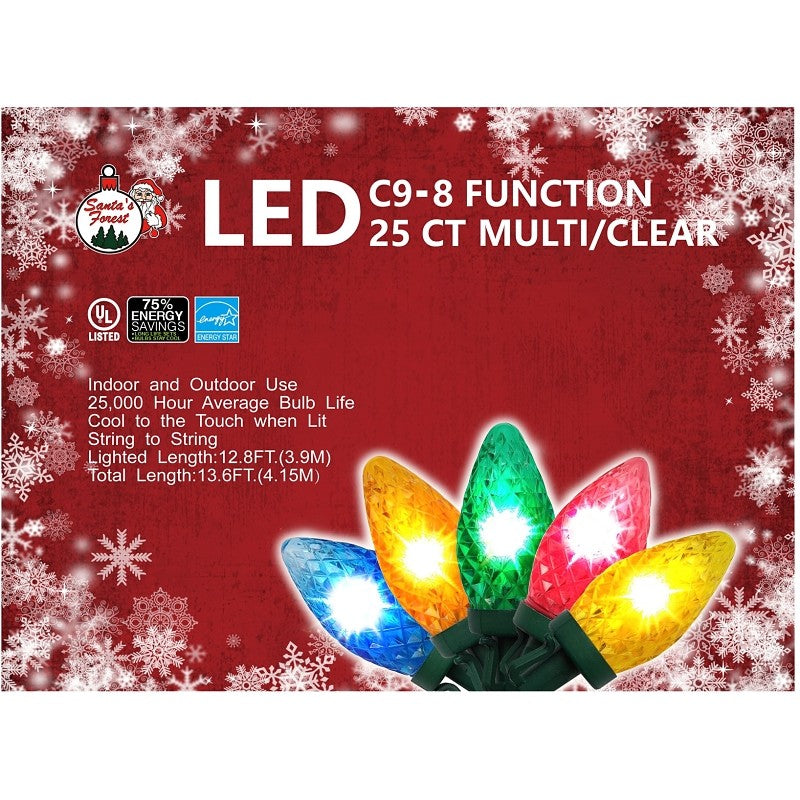 Hometown Holidays 22557 Christmas Light, LE 2 Fusible, LED Bulb, Multi-Color Light
