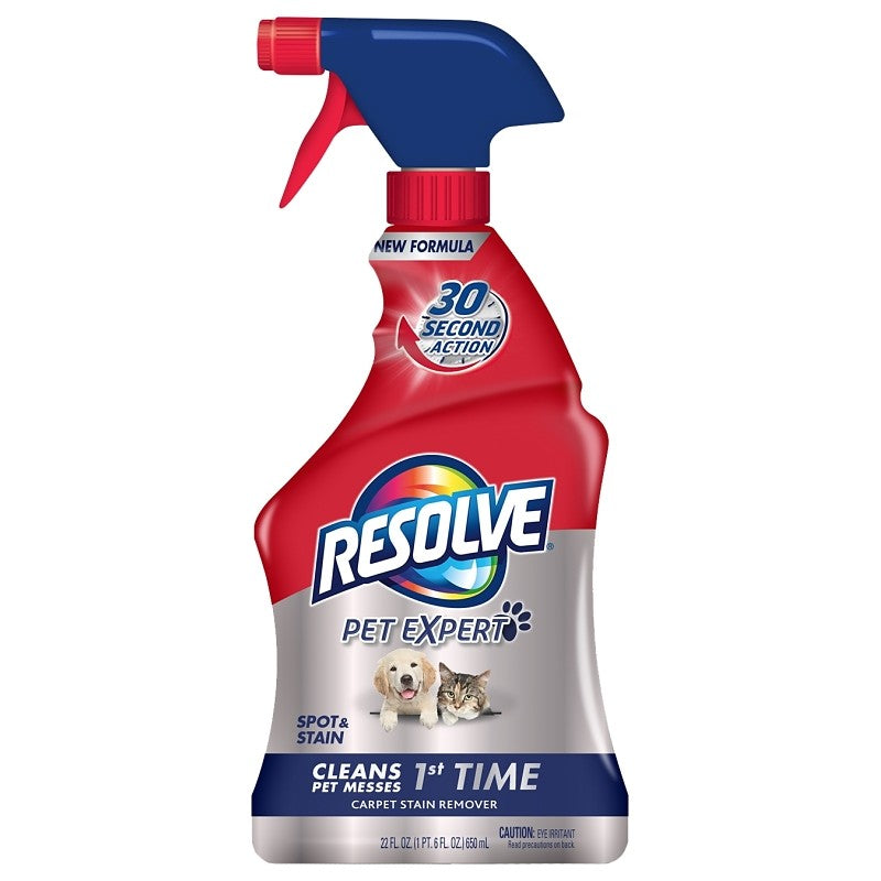 Resolve 1920078033 Carpet Cleaner, 650 mL Spray Bottle, Liquid, Citrus, Herbaceous, Colorless