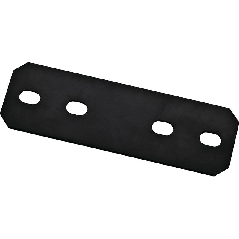 National Hardware N351-453 Mending Plate, 9-1/2 in L, 3 in W, Low Carbon Steel, Powder-Coated, Carriage Bolt Mounting