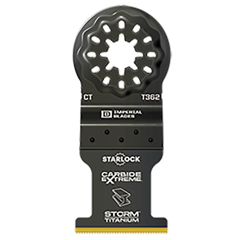 Imperial Blades Starlock IBSLT362-1 Blade, 1-3/8 in D Cutting, Carbide/Metal/Titanium