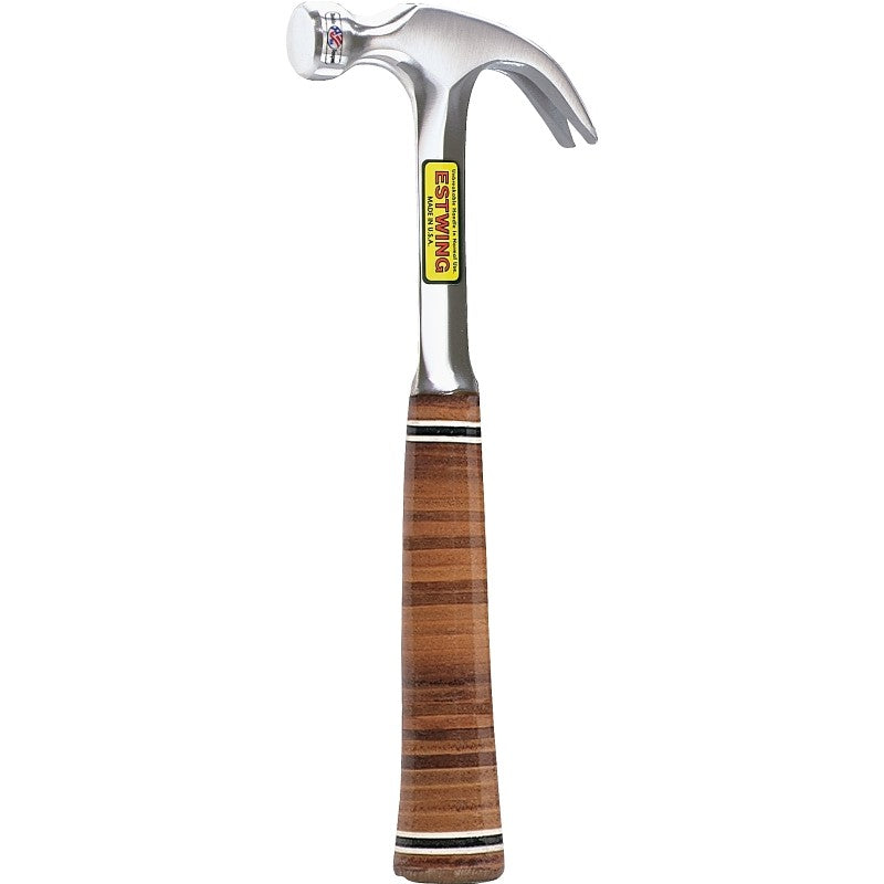 Estwing E16C Hammer, 16 oz Head, Curved Claw Head, Solid America Steel Head, 12-1/2 in OAL