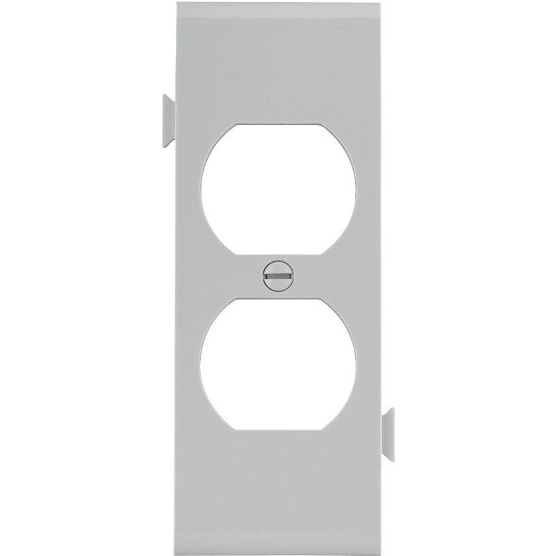 Eaton Wiring Devices STC8W Sectional Wallplate, 4-1/2 in L, 2-3/4 in W, 1-Gang, Polycarbonate, High-Gloss