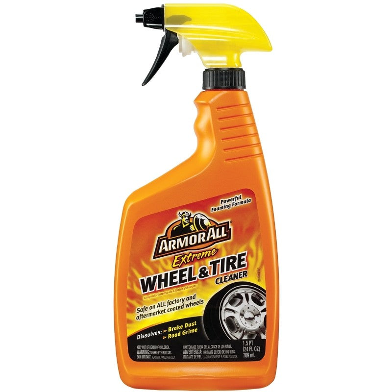 Armor All 78090 Wheel and Tire Cleaner, 24 fl-oz, Bottle, Liquid