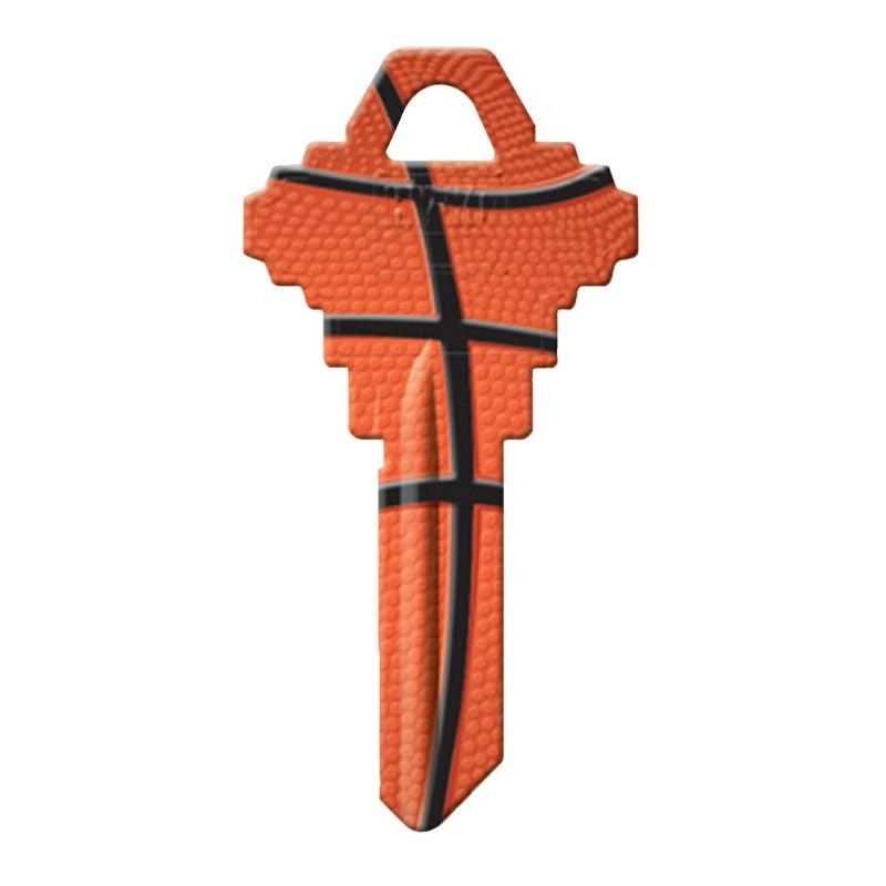 Hy-Ko 16010SC1-27 Key Blank, Basketball, Brass, For: Schlage SC1 Keyways, SC1 Key Number (Pack of 10)