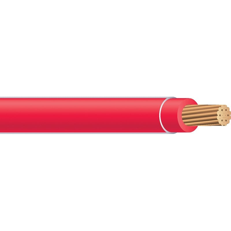 Southwire 22975737 Series Building Wire, Red Sheath, 10 AWG Wire, 100 ft L, Copper Conductor, PVC Insulation